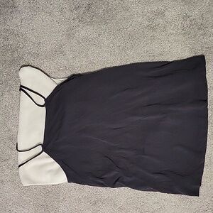 Loft Dark grey strappy tank